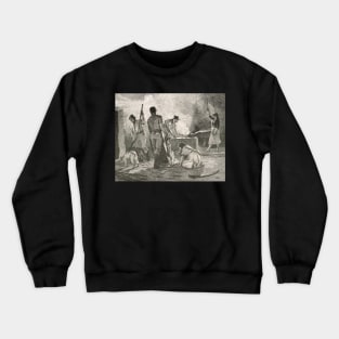 Pike forging, Irish Rebellion of 1848 (The Famine Rebellion) Crewneck Sweatshirt